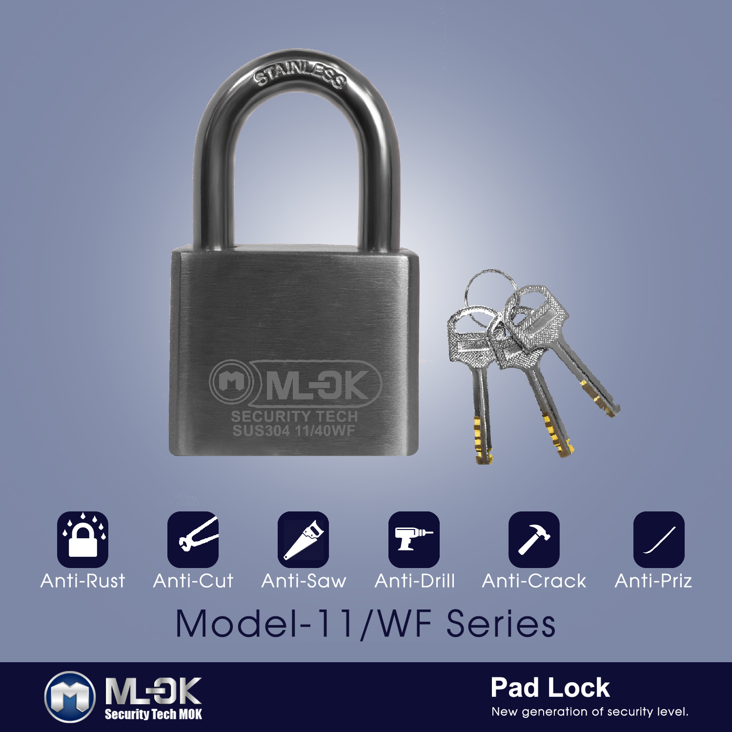 Mok Pad Lock 11wf Series Homega Home Mart