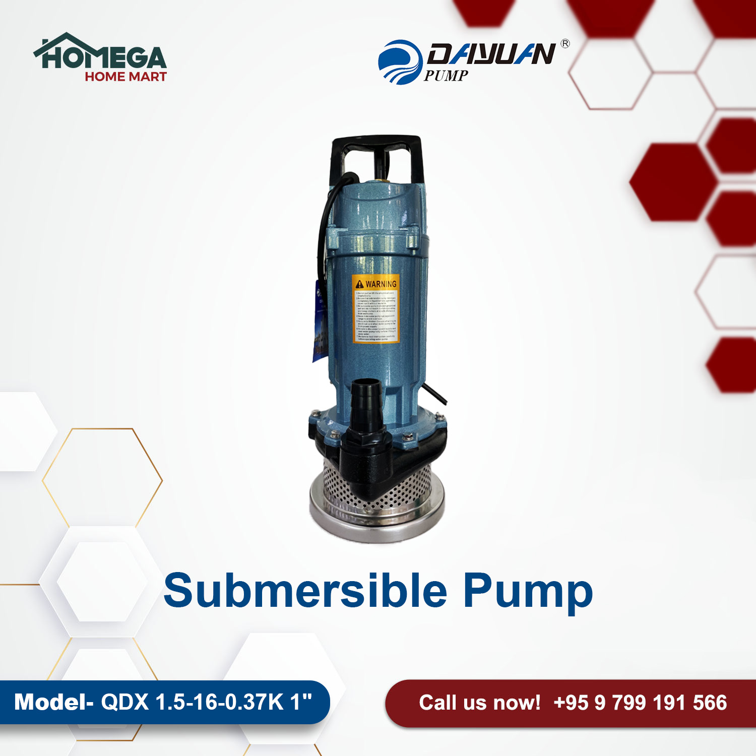 Water Pump QDX1.5-16-0.37K